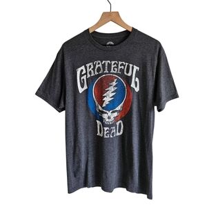 Ripple Juction Charcoal Gray Grateful Dead Short Sleeve T-shirt